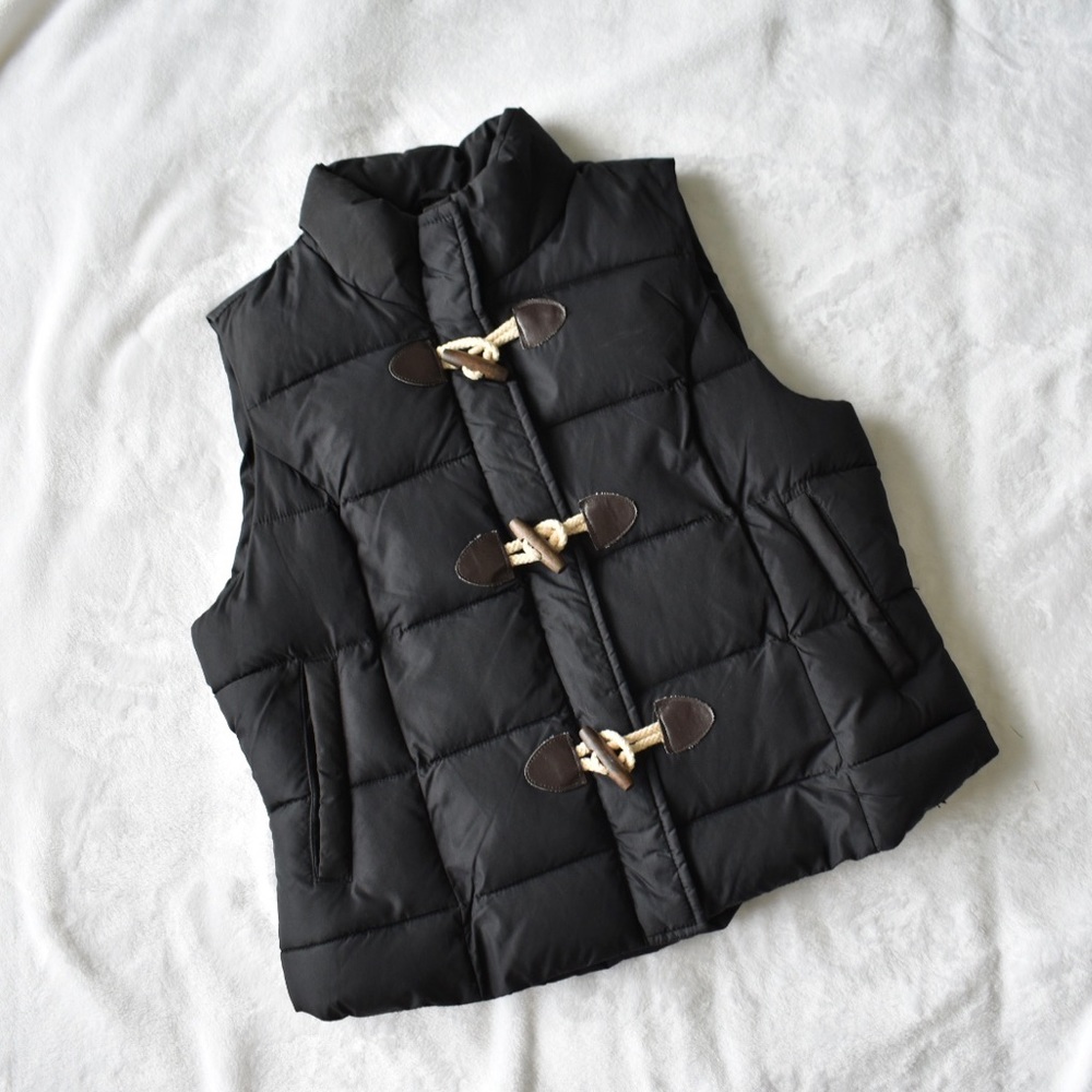 Black Arizona puffer vest